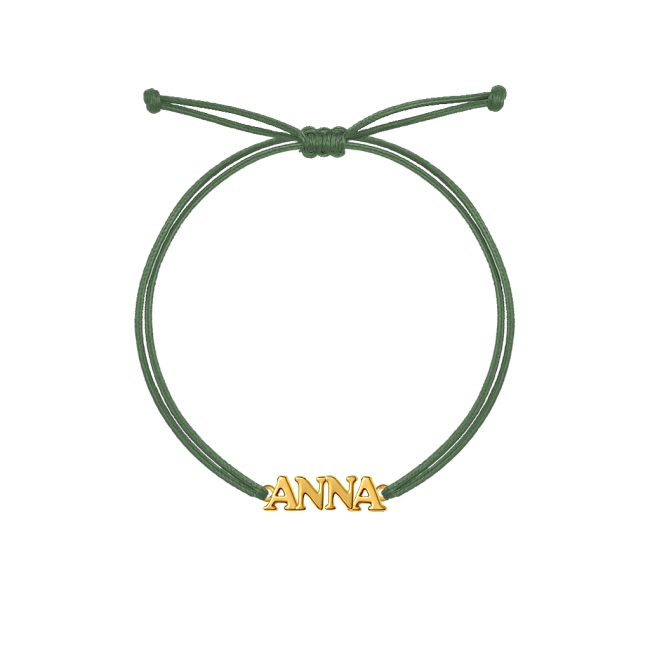 Bransoletka z imieniem Anna – elegancka personalizowana biżuteria